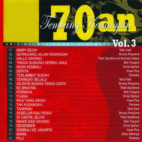 Kumpulan Lagu Nostalgia Indonesia Tahun 70an yang Menghanyutkan